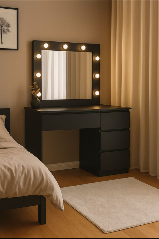 Dressing / Vanity Desk With Lights & Mirror