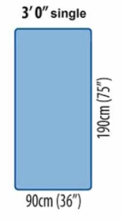 Divan Single Bed 3ft | Including Mattress & Headboard