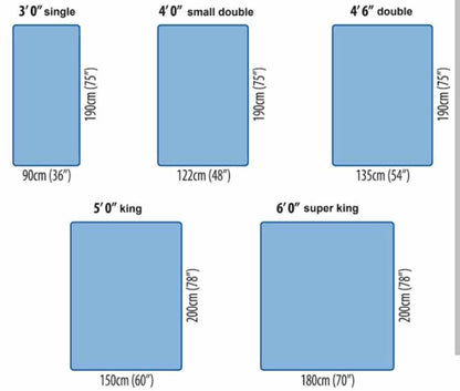Cubic design Luxury Bed | Including Mattress
