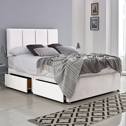 Divan King Size Bed 5ft | Including Mattress & Headboard