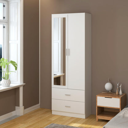 2 Door Wardrobe | Including Drawers & Mirrors