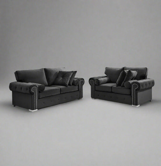 Olympia Full Back Sofa | Including Footstool