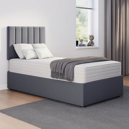 Divan Single Bed 3ft | Including Mattress & Headboard