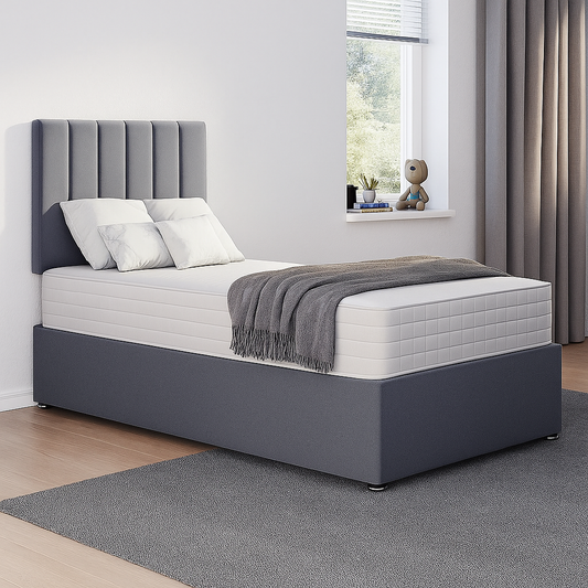 Divan Single Bed 3ft | Including Mattress & Headboard