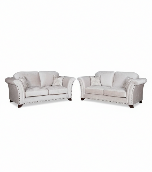 Harrison Full Back Sofa | With Footstool
