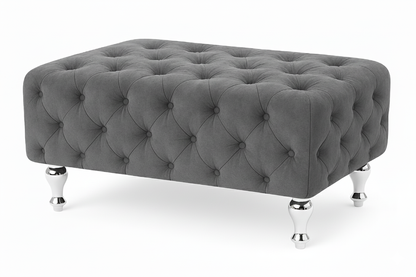 Elegance Chesterfield Sofa | Including Footstool