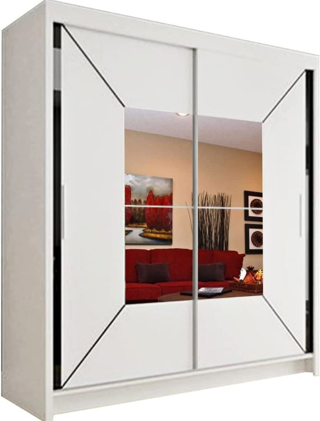 Nicole Sliding Door Wardrobe | Including Mirrors