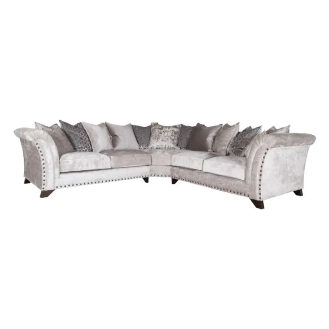 Harrison Scatter Back Sofa | With Footstool