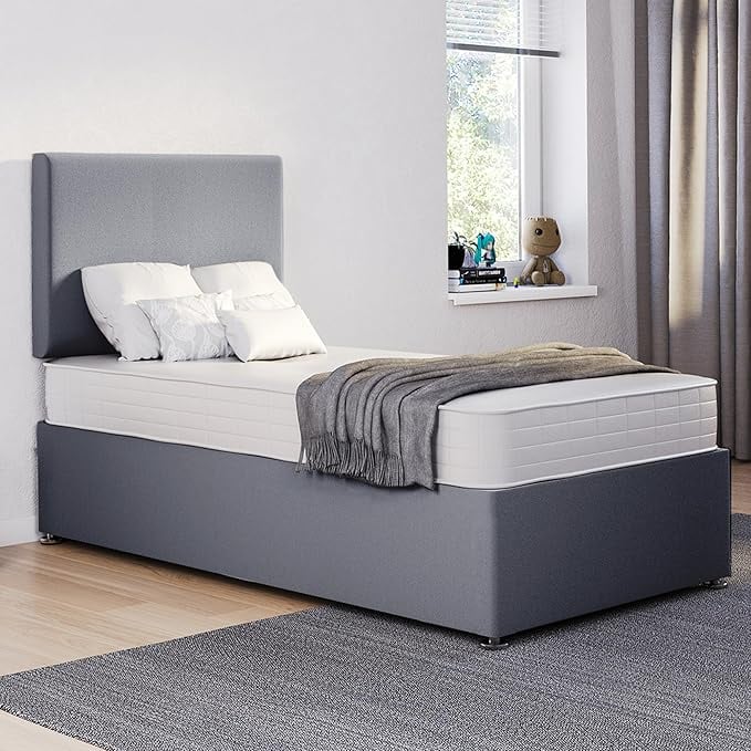 Divan Single Bed 3ft | Including Mattress & Headboard