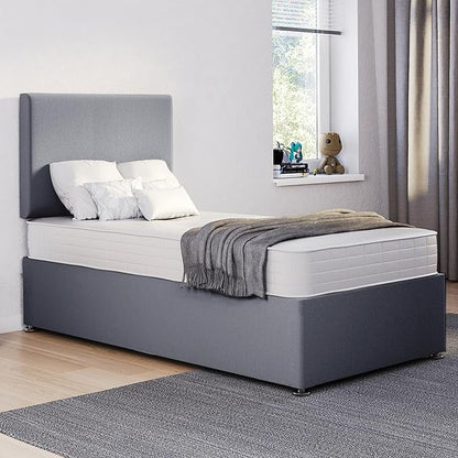Divan Single Bed 3ft | Including Mattress & Headboard