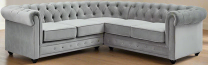 Classic Chesterfield Sofa | Including Footstool