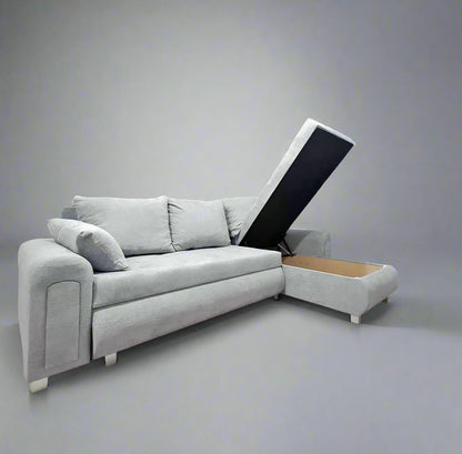Berlin Sofa Bed | 3 Seater Corner Storage Sofa Bed | L-Shape Sofa Bed