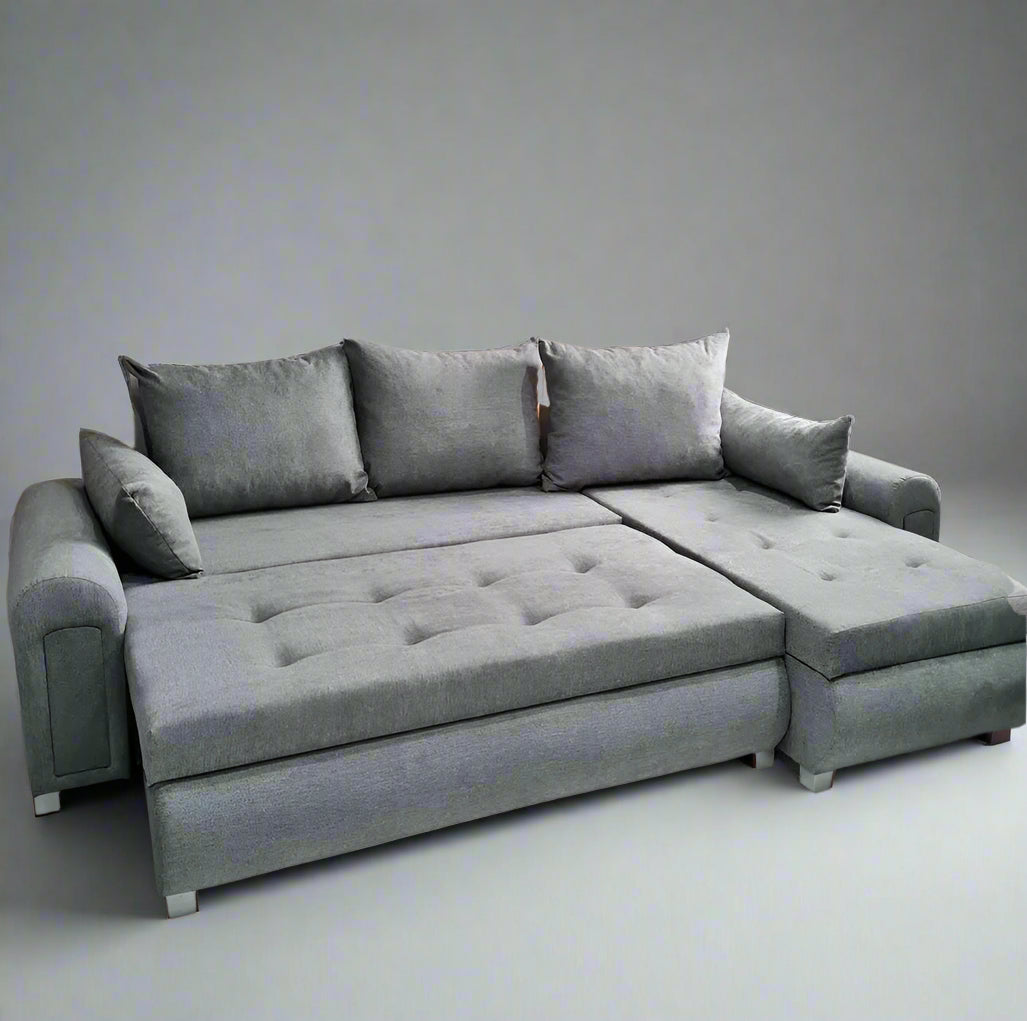 Berlin Sofa Bed | 3 Seater Corner Storage Sofa Bed | L-Shape Sofa Bed