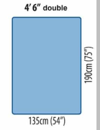 Divan Double Bed 4ft6" | Including Mattress & Headboard