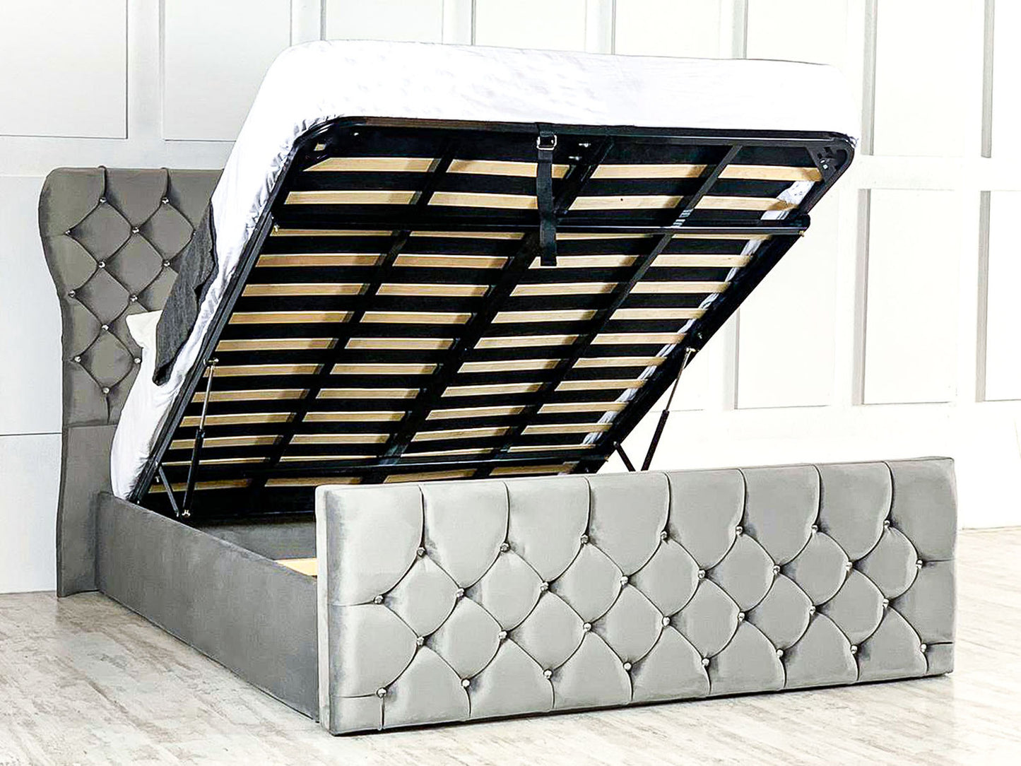 Oxford Bed Ottoman Storage | Including Mattress