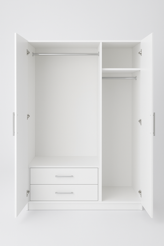 3 Door Wardrobe | Including Drawers & Mirrors