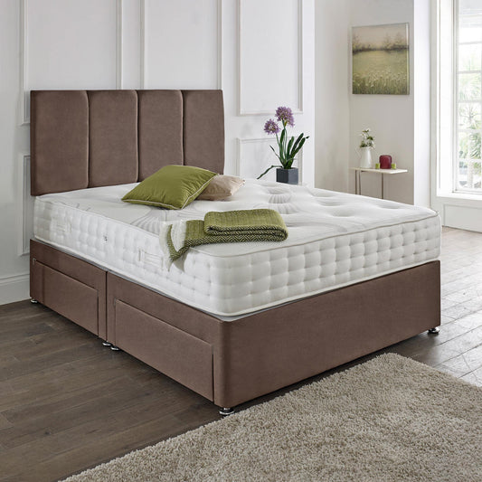 Divan Double Bed 4ft6" | Including Mattress & Headboard