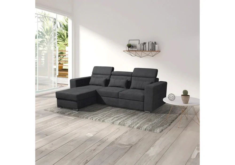 Luca Sofa Bed | 3 Seater Corner Storage Sofa Bed | L-Shape Sofa Bed