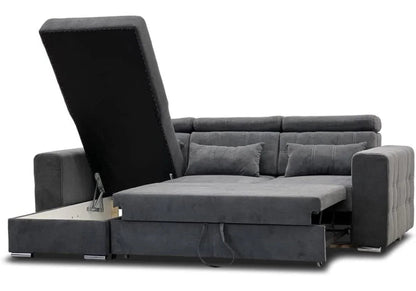 Luca Sofa Bed | 3 Seater Corner Storage Sofa Bed | L-Shape Sofa Bed