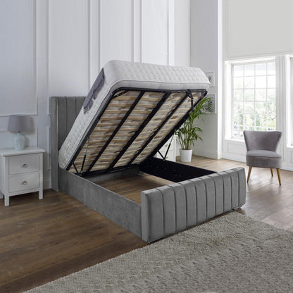 Wing Back Ottoman Bed | Including Mattress